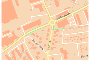 Valbyvej, Hvidtjørnevej , Ndr. Ringgade